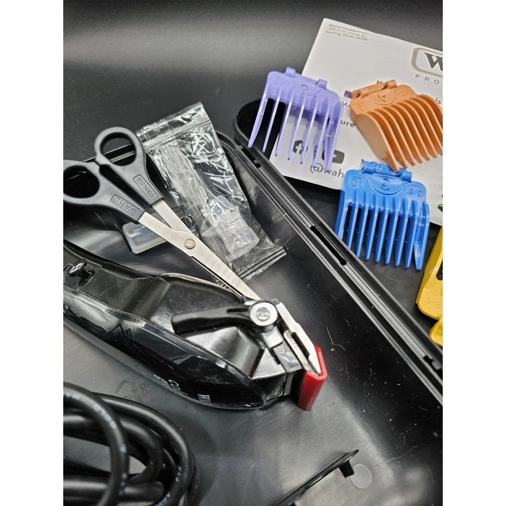 Wahl Color Groom Pet Grooming Kit With Scissors & Blade Ice ~‎ Only Used Once